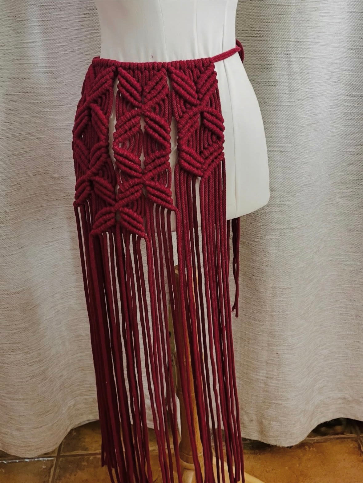 FALDA EN MACRAMÉ- MACRAMÉ SKIRT