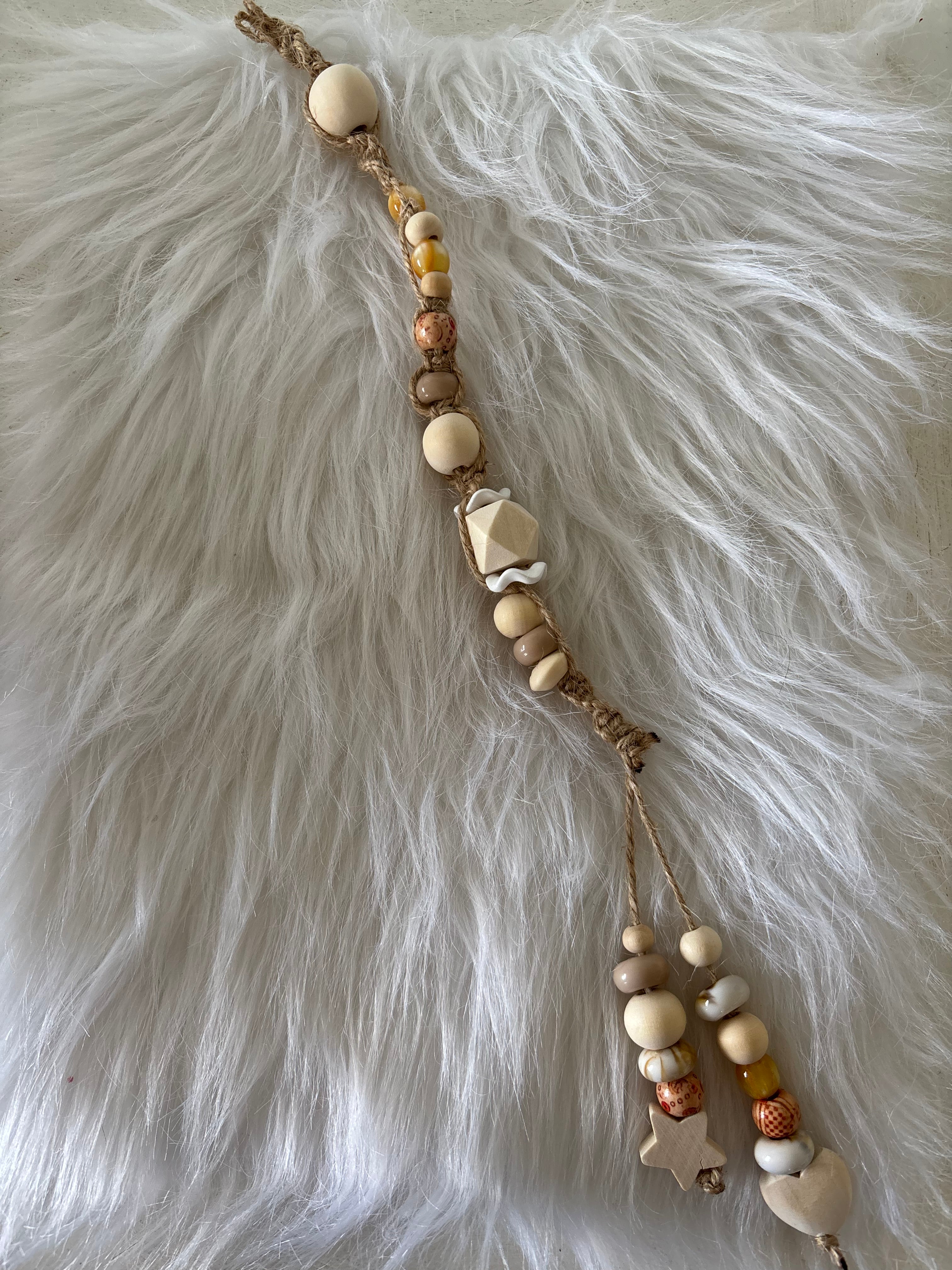 MACRAMÉ DEL CABELLO / TRENZA DE HEMP 15”