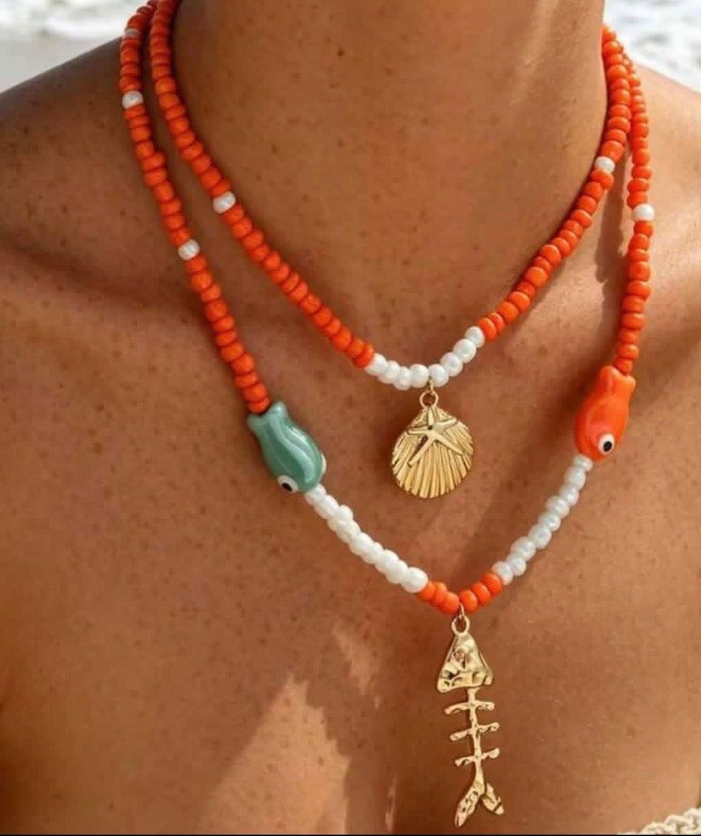 FISH DEAD ORANGE SET