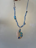 HILO CHOKER TIPO MACRAMÉ CARACOL MIXED