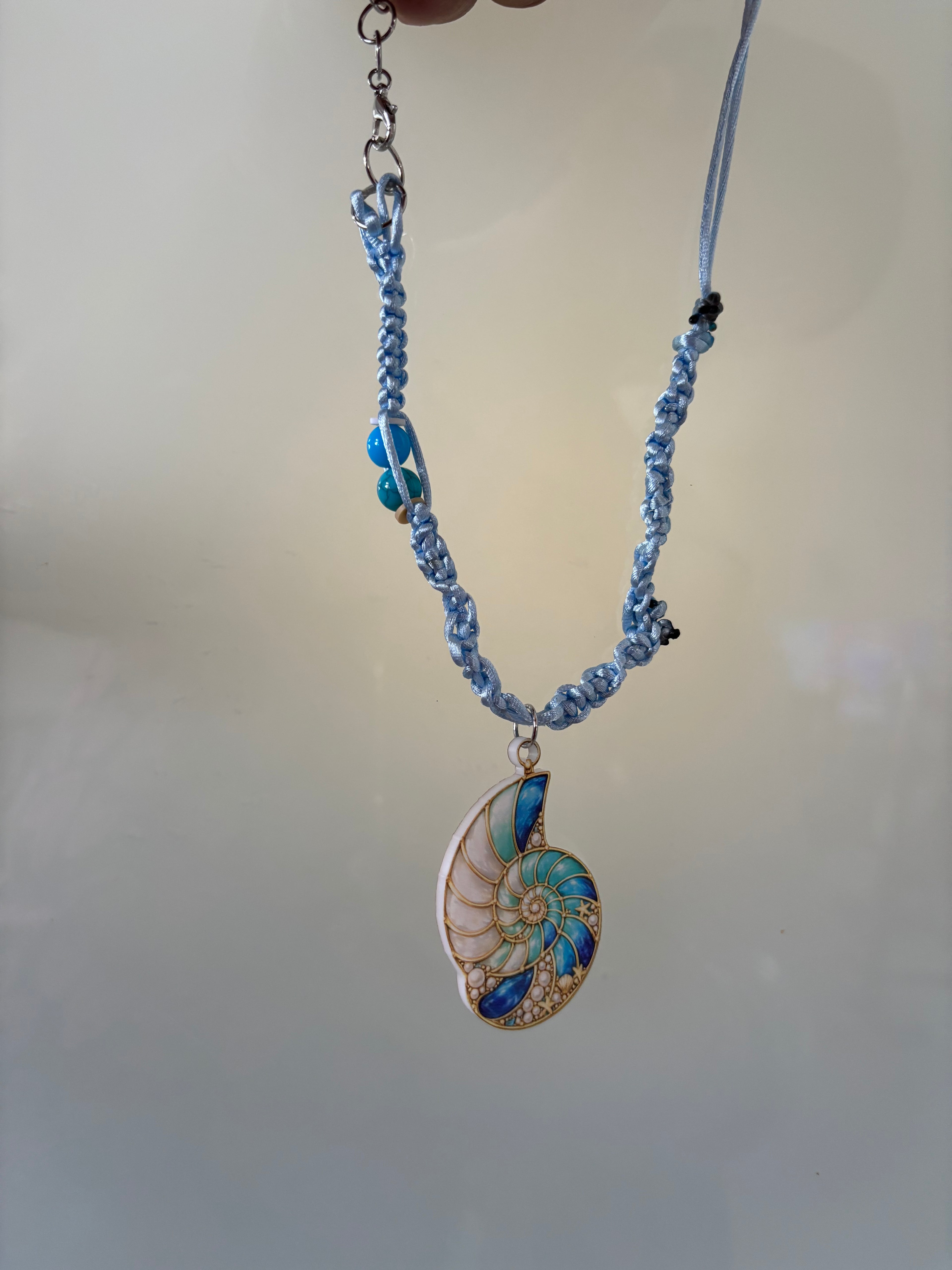 HILO CHOKER TIPO MACRAMÉ CARACOL MIXED