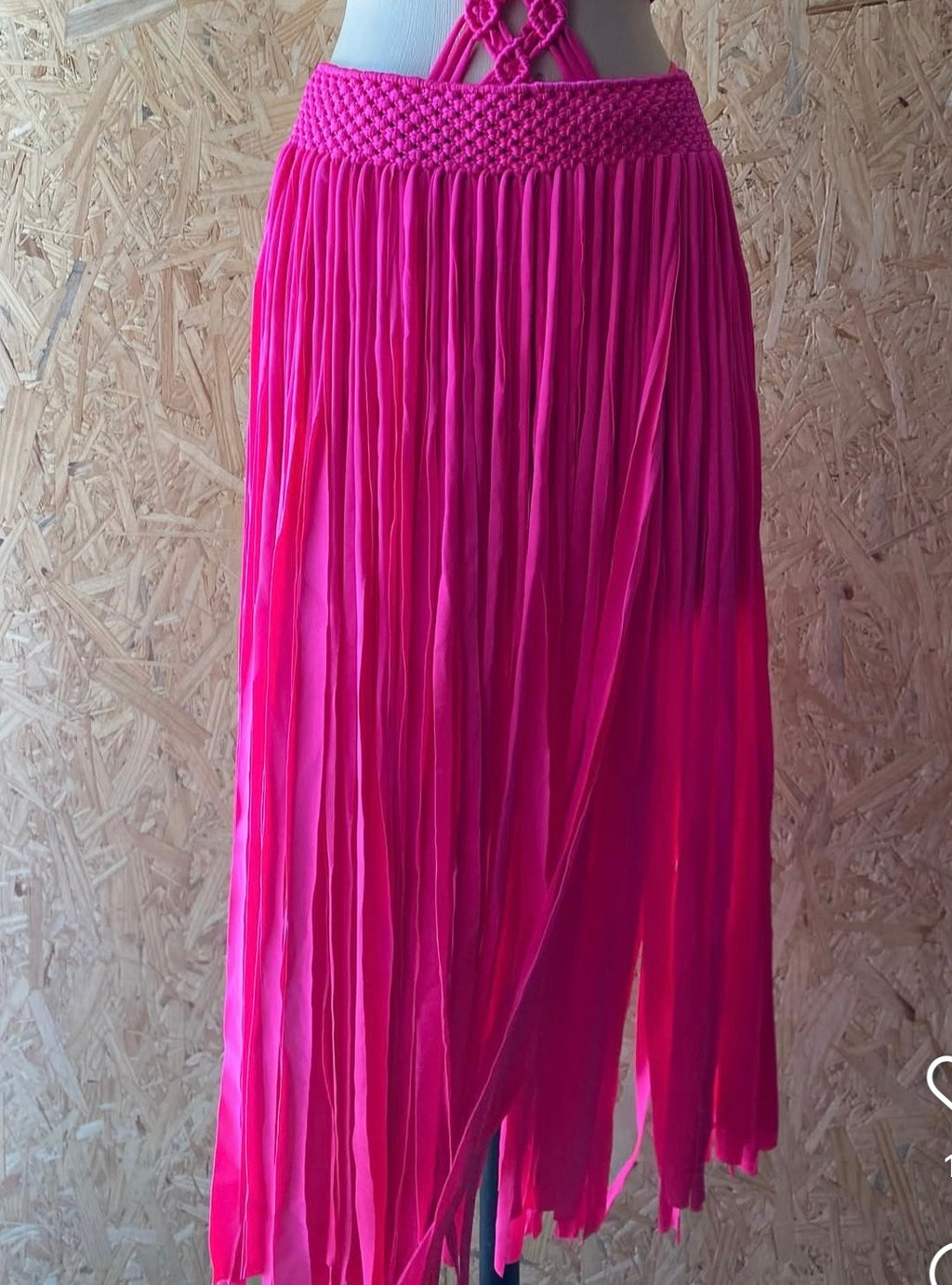 VESTIDO PLAYERO EN MACRAMÉ