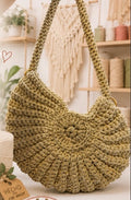 CARTERA CARACOL MACRAMÉ