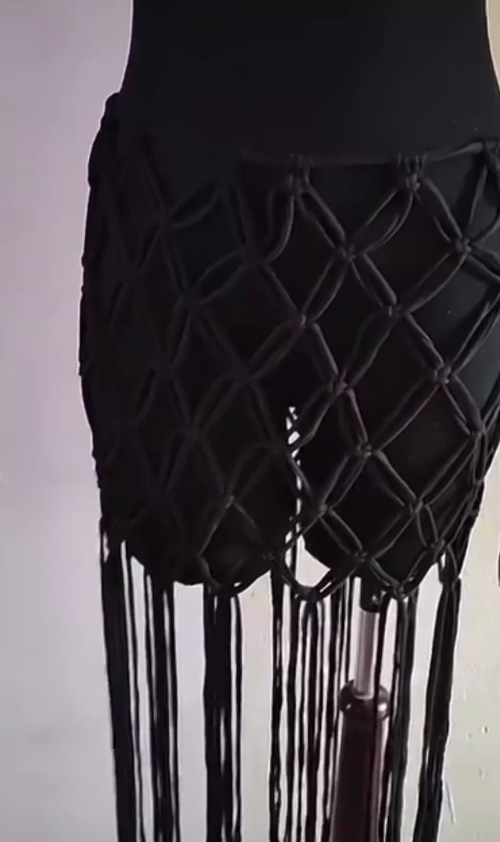 FALDA EN MACRAMÉ- MACRAMÉ SKIRT